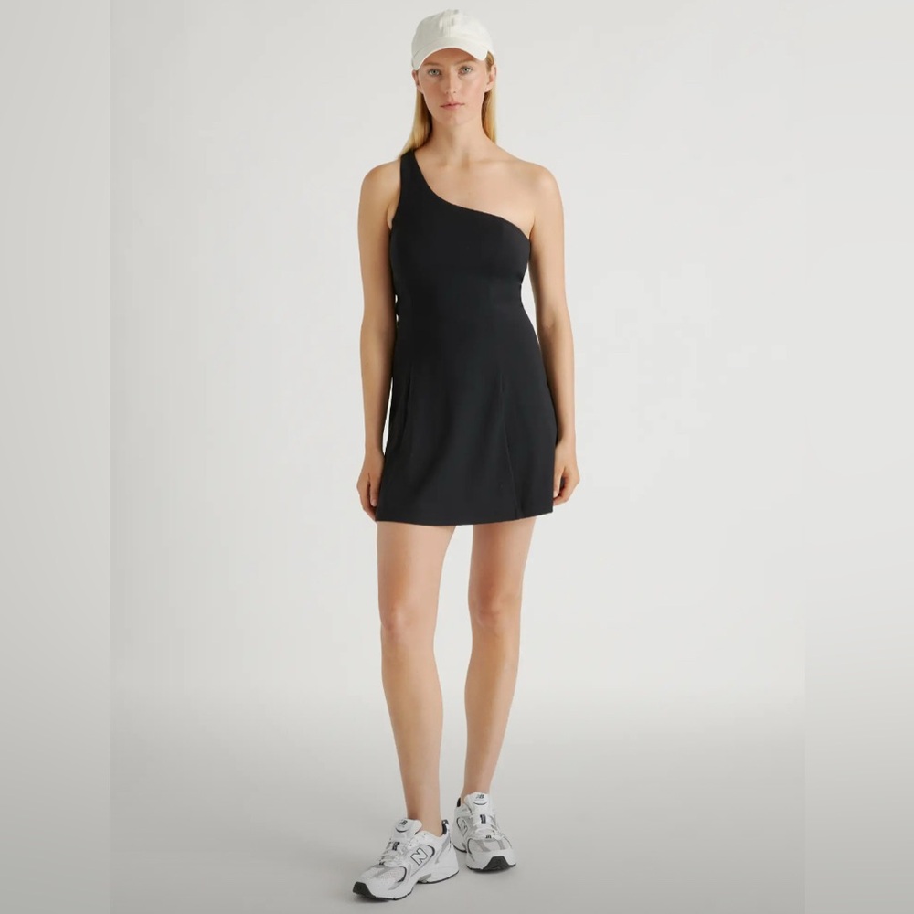 Quince Ultra-Form One-Shoulder Active Dress